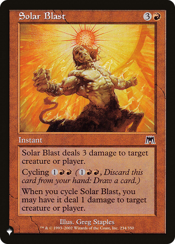 Solar Blast [The List]