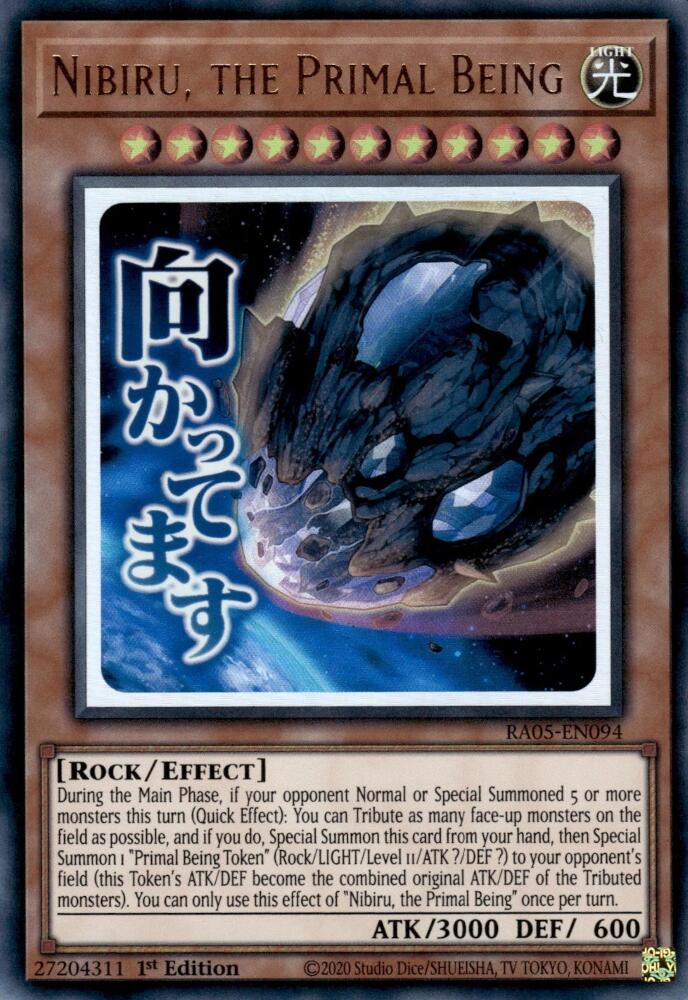 Nibiru, the Primal Being [RA05-EN094] Ultra Rare