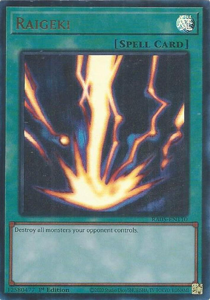 Raigeki (Ultra Rare) [RA05-EN110] Ultra Rare