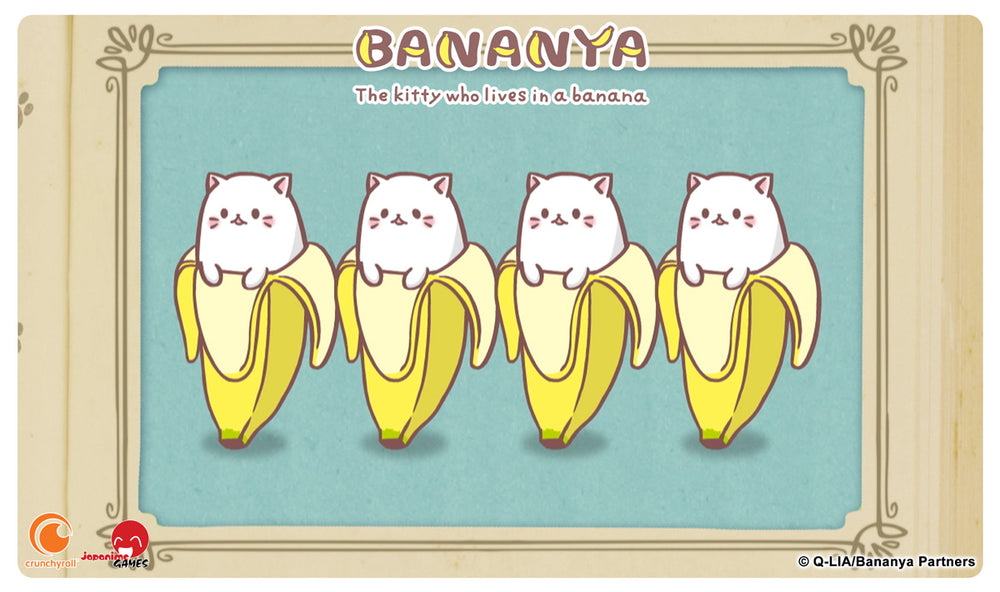 Bananya Bananya Line Playmat