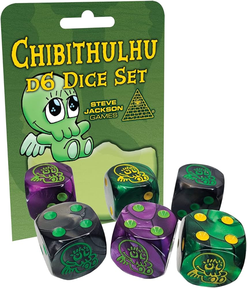 Chibithulhu D6 Dice Set