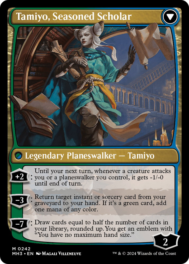 Tamiyo, Inquisitive Student // Tamiyo, Seasoned Scholar [Modern Horizons 3]