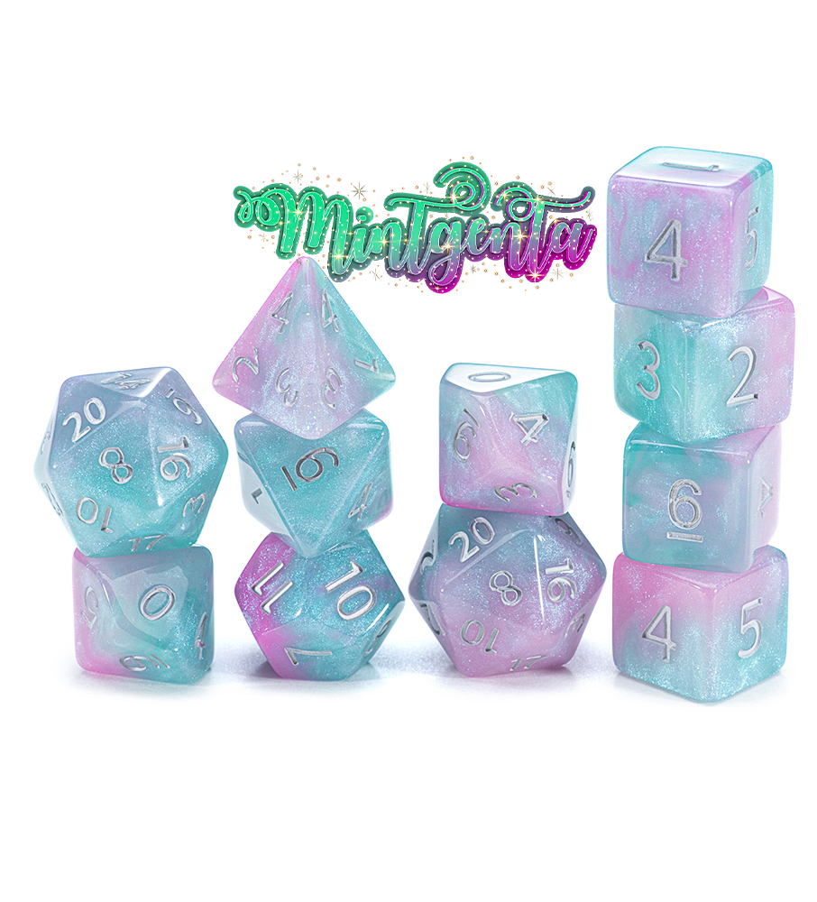 Aether Dice - Mintgenta