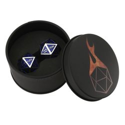 Fuck Yeah Set of 2 D20 Metal Dice