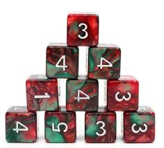 12 count d6's