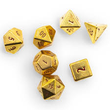 D&D 50th Anniversary Metal Dice
