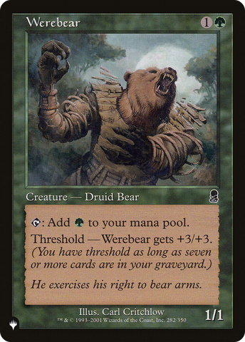 Werebear [The List]